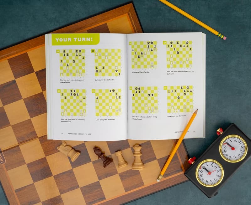 Chess Tactics Workbook for Kids: Winning Strategies & Exercises