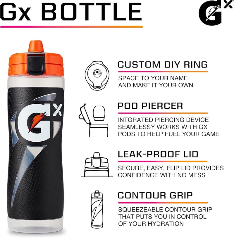 Gatorade Gx 30oz Black Bottle