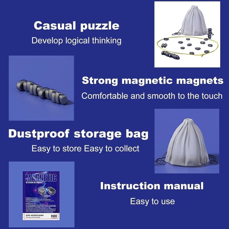 Magnetic Chess Game Set for Family Fun and Travel