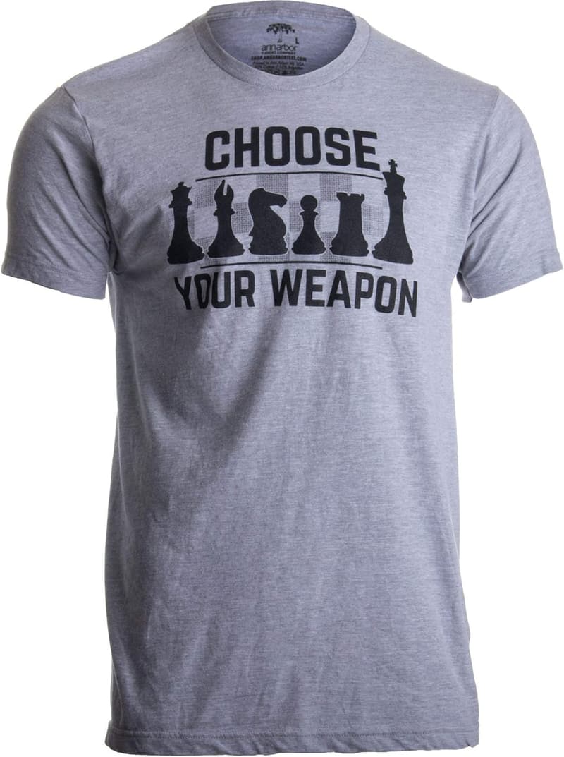Funny Chess T-Shirt for Players - 