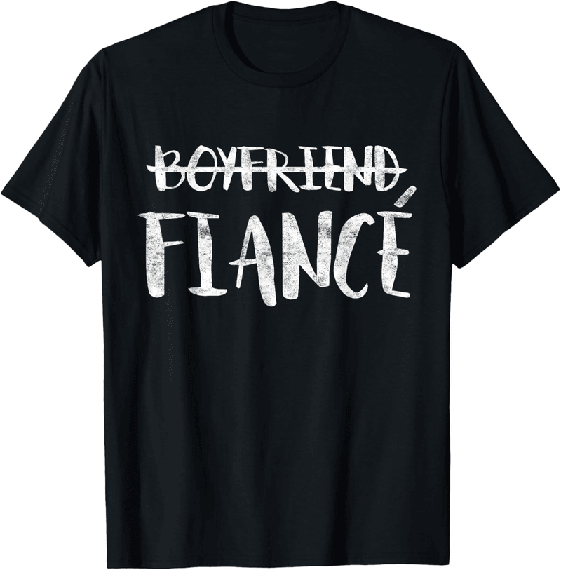 Engagement T-Shirt for Men - Fun Wedding Shirt