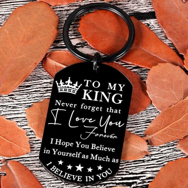 Valentine's Day Personalized Keychain for Him