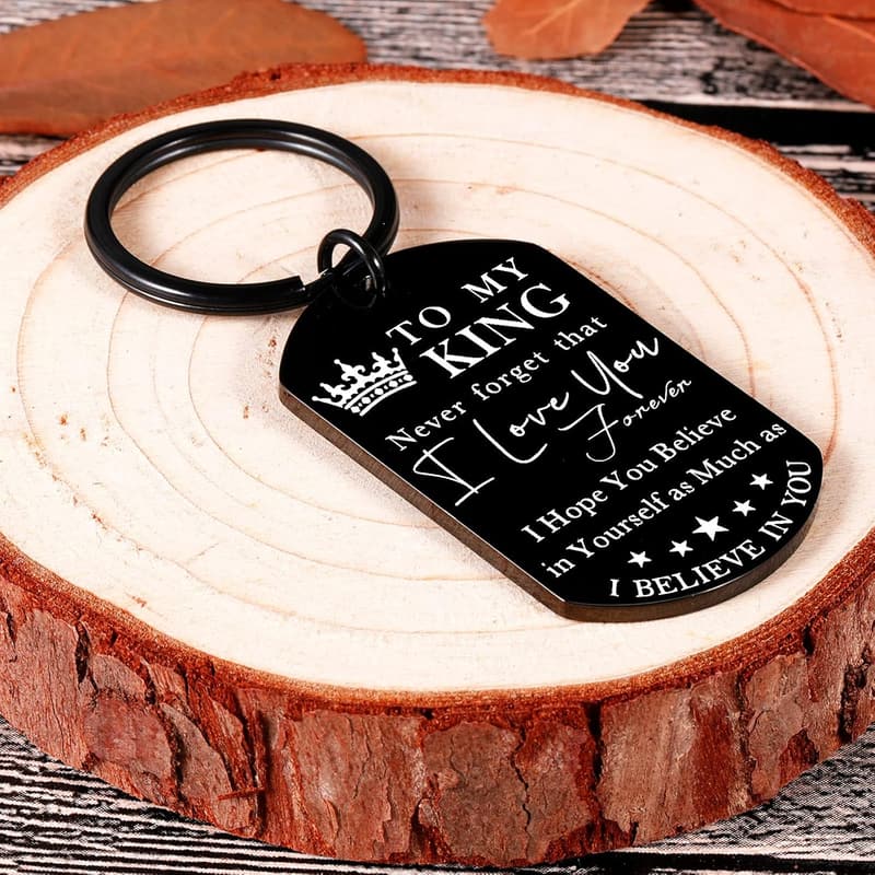 Valentine's Day Personalized Keychain for Him