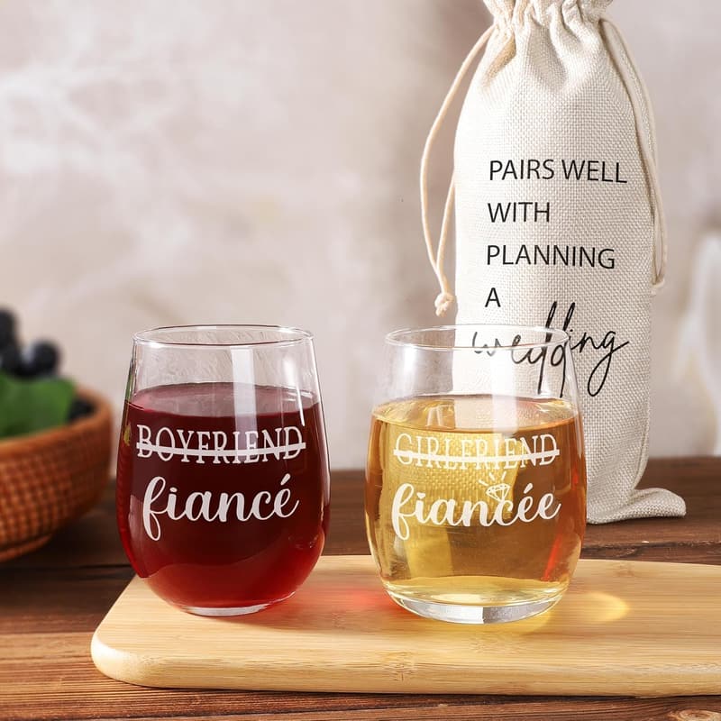 Engagement Gifts for Couples - Unique Fiancee & Fiance Items