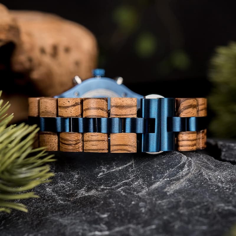 Personalized Wooden Watch for Men - Engraved Gift for Him