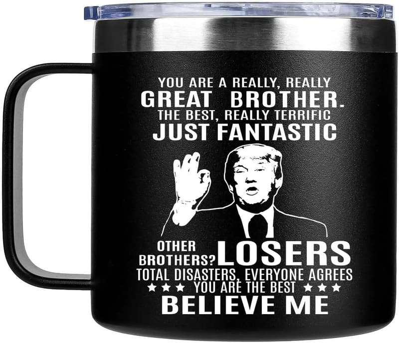 Funny Mug Cup for Brother - Perfect Birthday & Christmas Gift