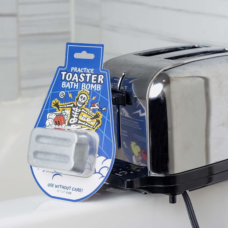 Funny Toaster Bath Bomb – Gag Gift for Adults & Teens