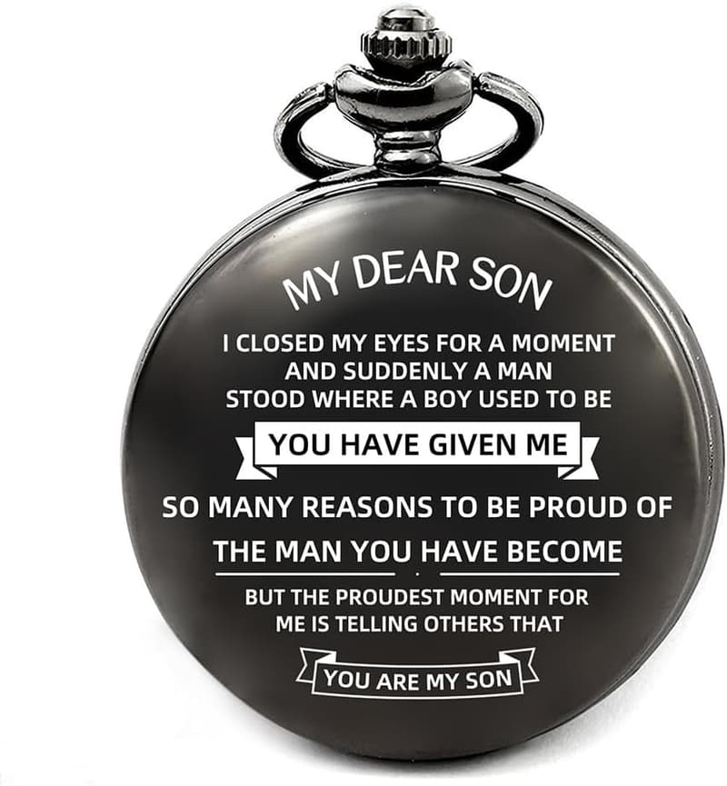Personalized Pocket Watch for Men - Perfect Gift for Any Occasion