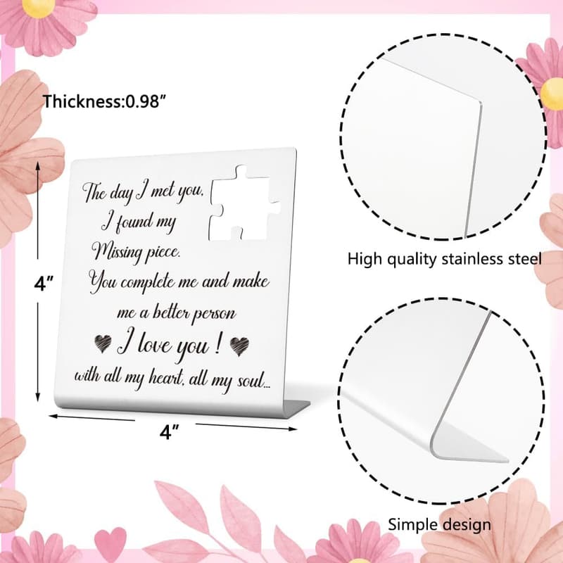 Valentine's Day Desk Decor Gift for Husband