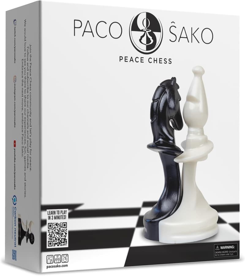 Peace Chess Game Set for 2 Players - Fun Strategy Board Game