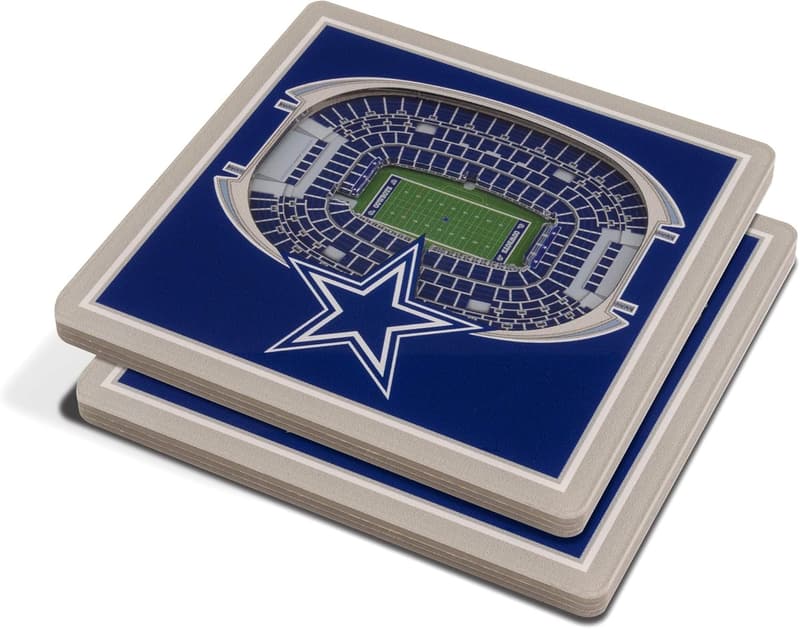 Dallas Cowboys 3D Stadium Coasters - AT&T Stadium