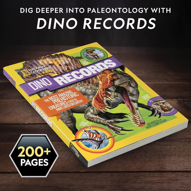 Dinosaur Fossil Dig Kit with Activity Book for Kids