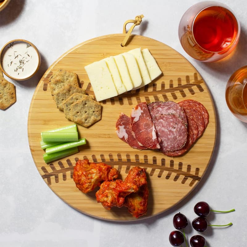 Bamboo Baseball Cutting Board - Perfect Gift for Fans