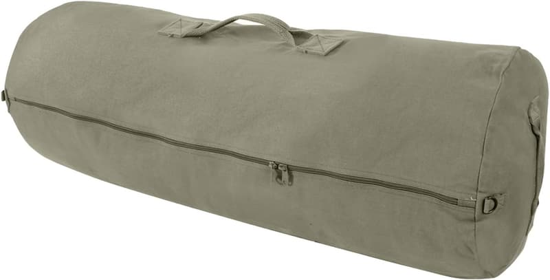 Rugged Canvas Duffle Bag for Outdoor Camping Gear