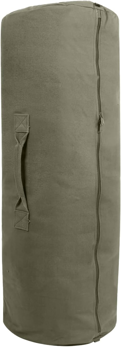 Rugged Canvas Duffle Bag for Outdoor Camping Gear