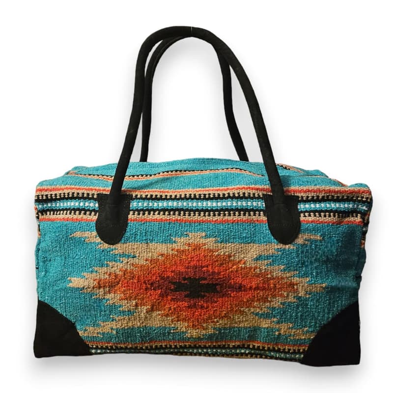 Large Southwestern Boho Weekend Duffle Bag