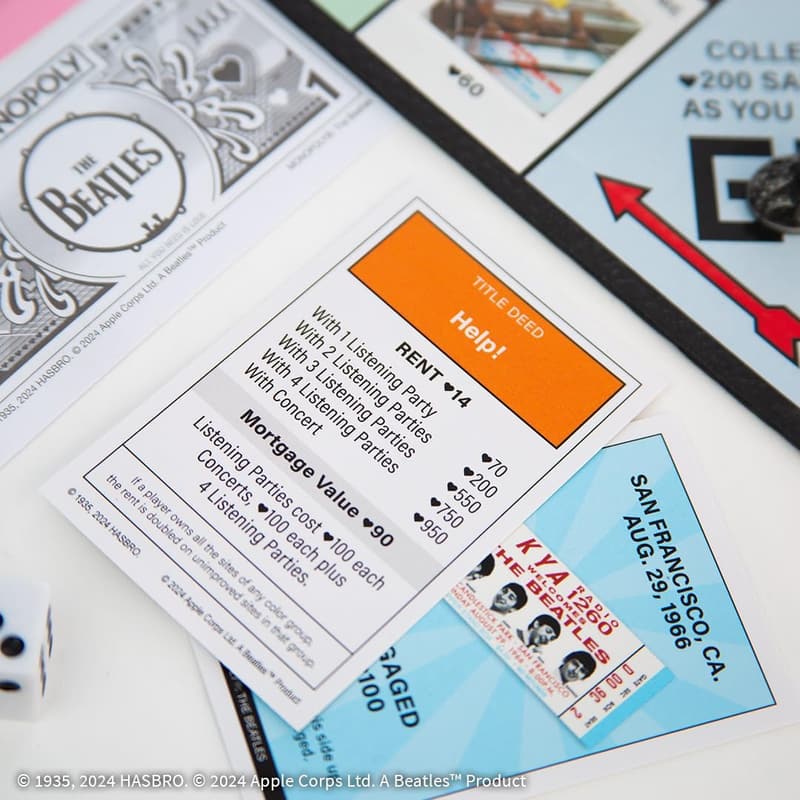 The Beatles Monopoly: Official Collectible Game for 2-6 Players