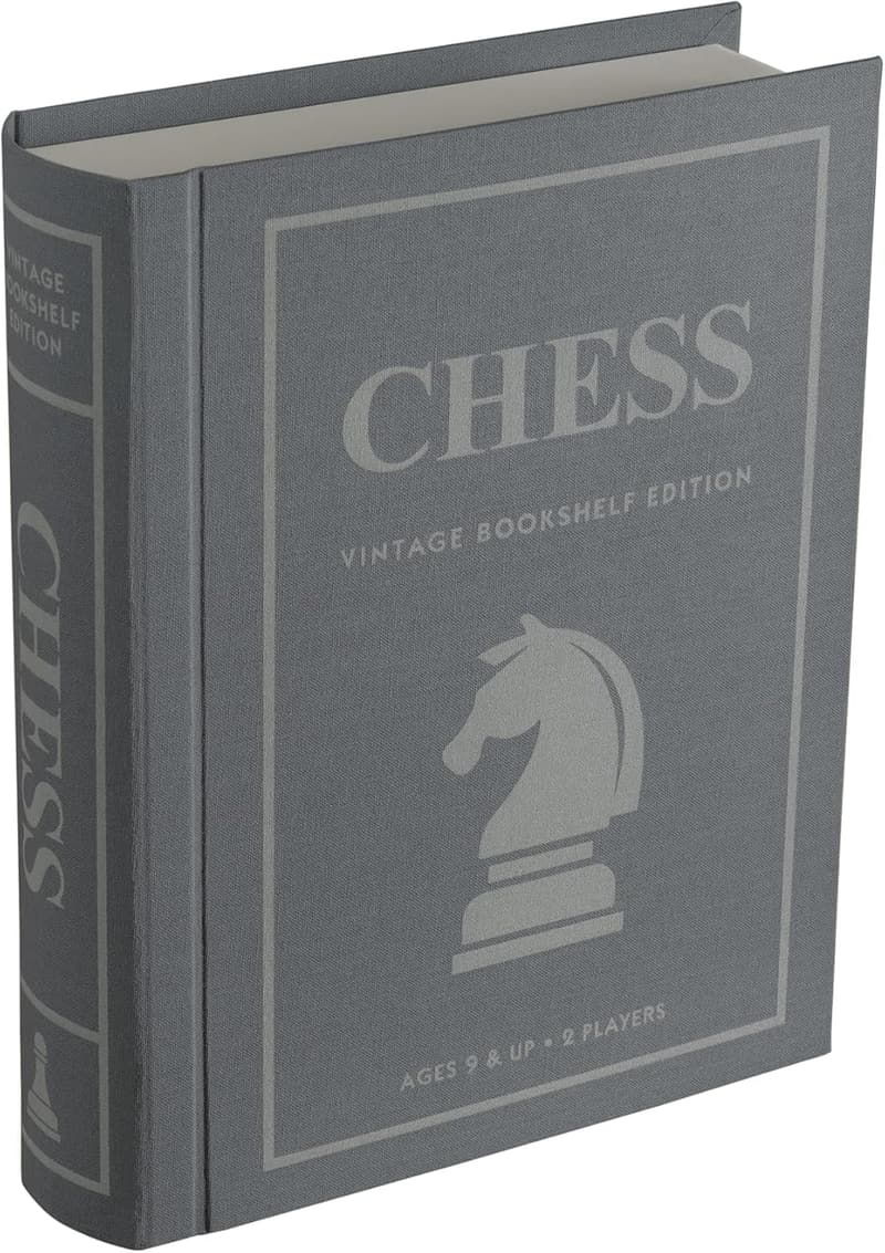 Vintage Bookshelf Chess Set by WS Game Company