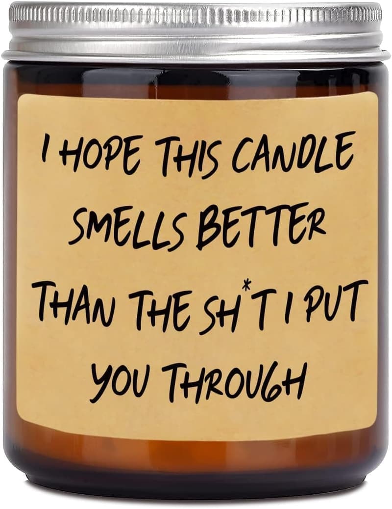 Apology Gift: Lavender Scented Candle for Her & Him
