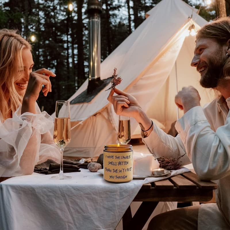 Apology Gift: Lavender Scented Candle for Her & Him