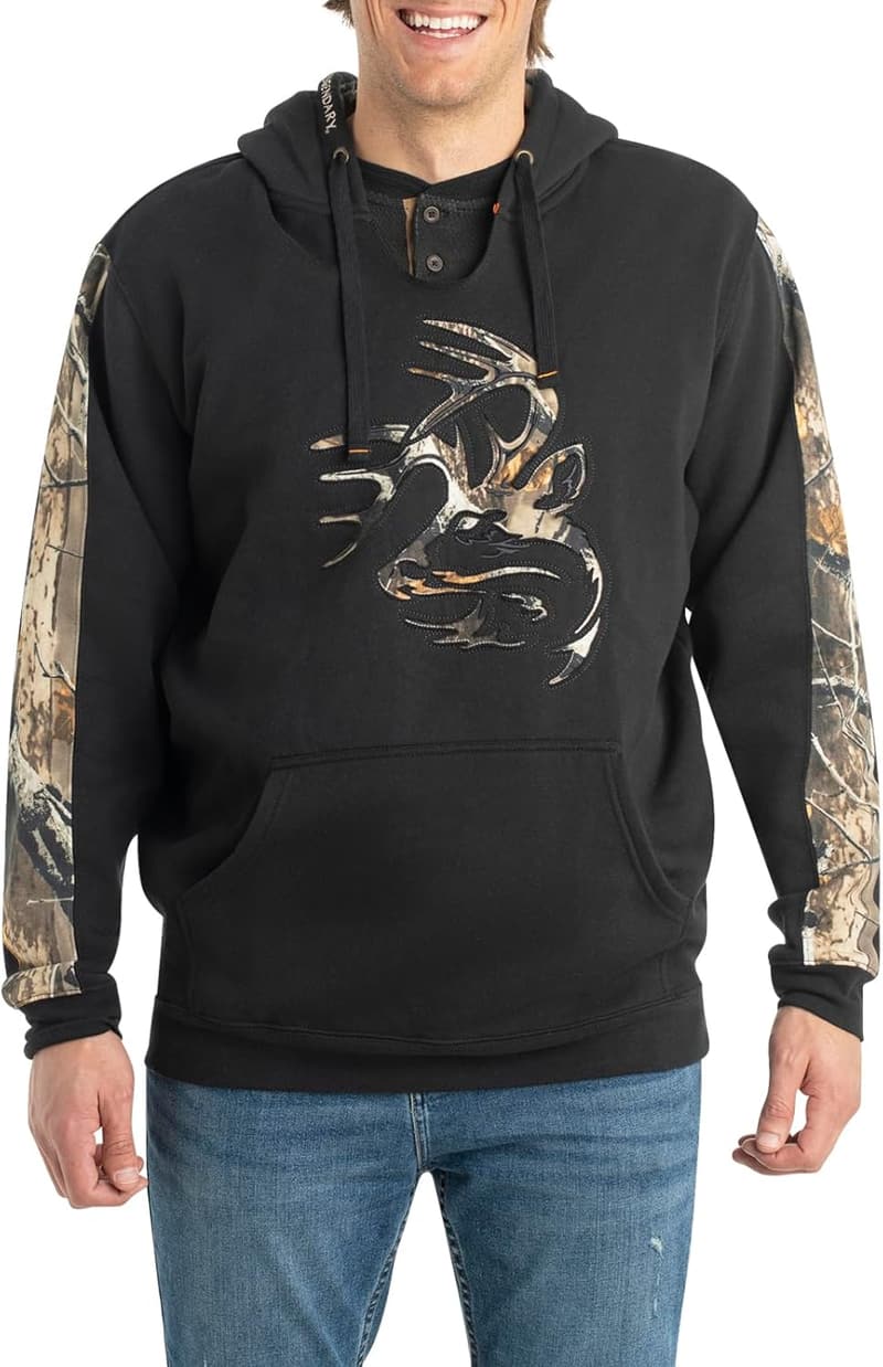 Men's Camo Outfitter Hoodie by Legendary Whitetails