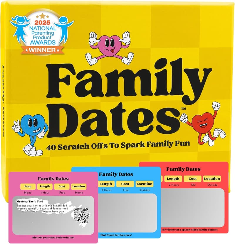 Family Date Night Scratch Off Cards – Fun Activities for Families