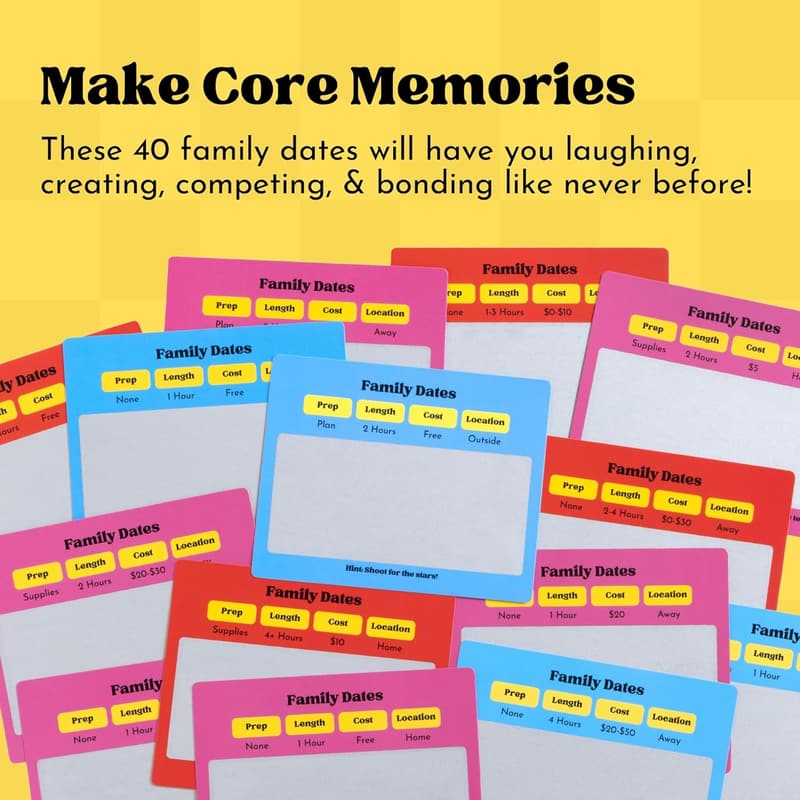 Family Date Night Scratch Off Cards – Fun Activities for Families