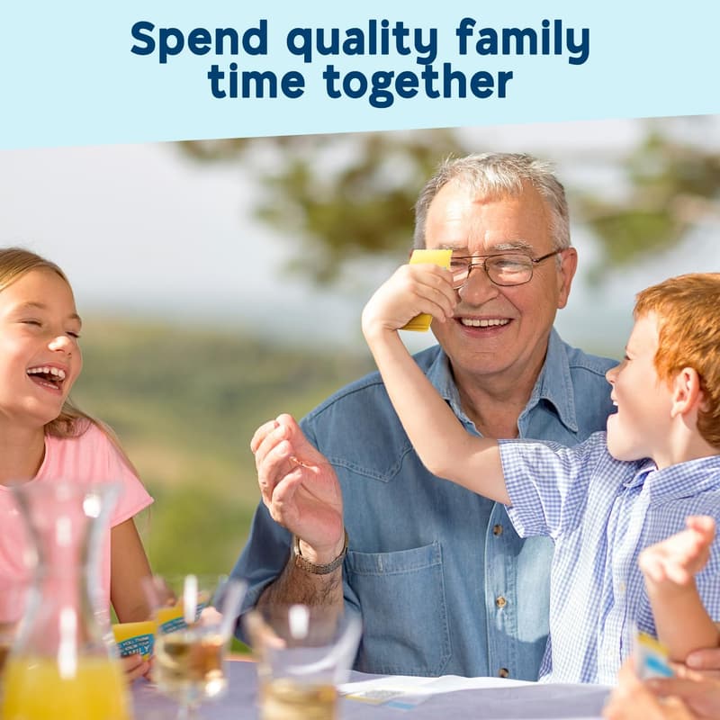 Fun Family Game with Conversation Starters and Challenges