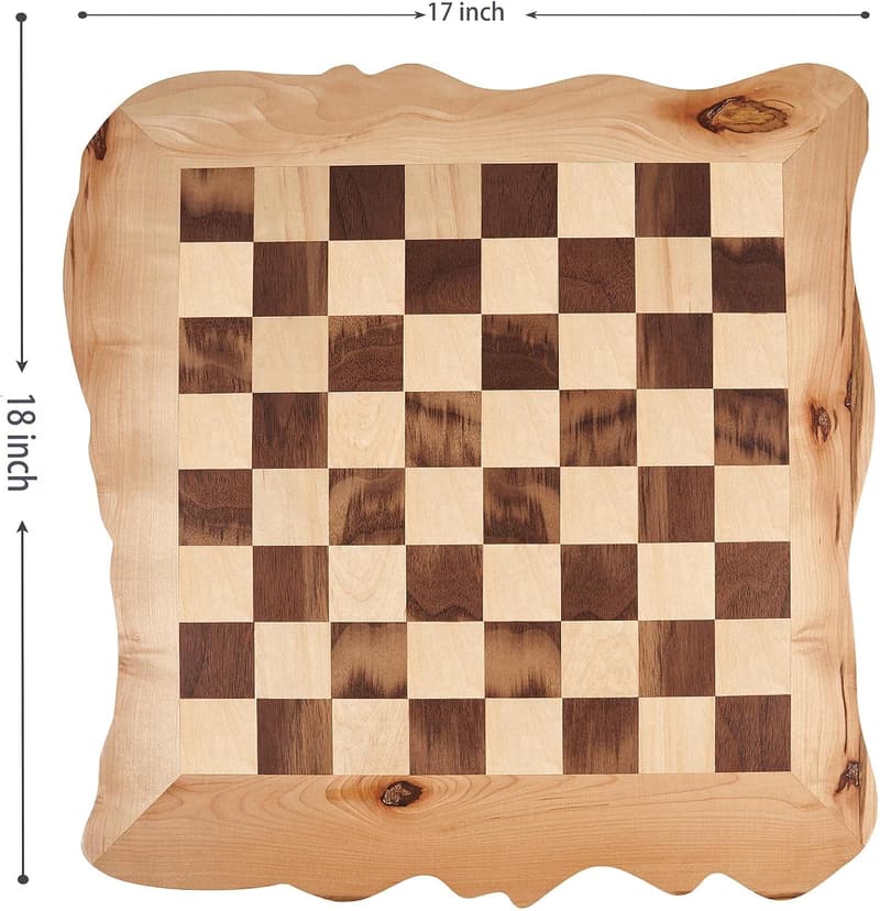 Large Wooden Chess Board Set with 3.5