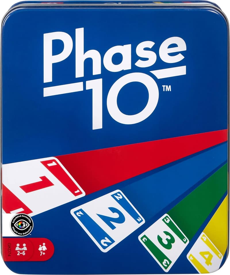 Phase 10 Card Game - 108 Cards for Family Game Night