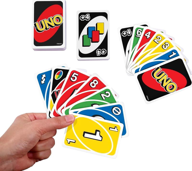 Travel Game Set: UNO, Skip-Bo & DOS in Storage Tin