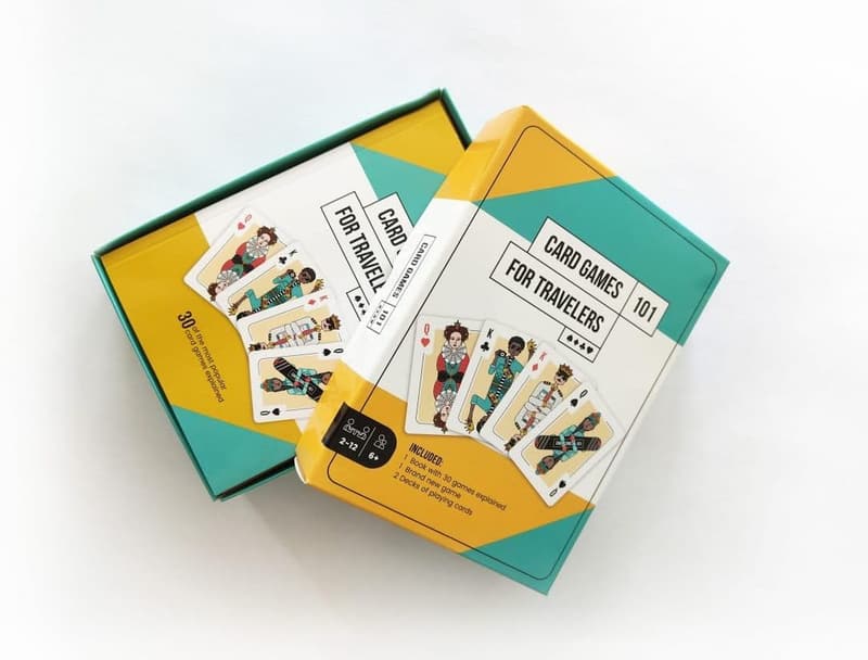 Family Card Games Set - 30 Classic Games with Custom Decks