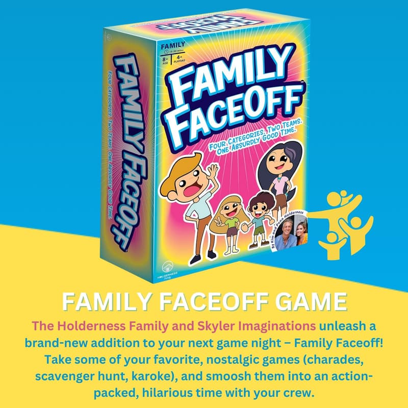 Rainy Day Family Faceoff Game - Fun Active Challenge