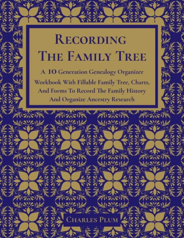 10-Generation Genealogy Organizer Workbook for Family History