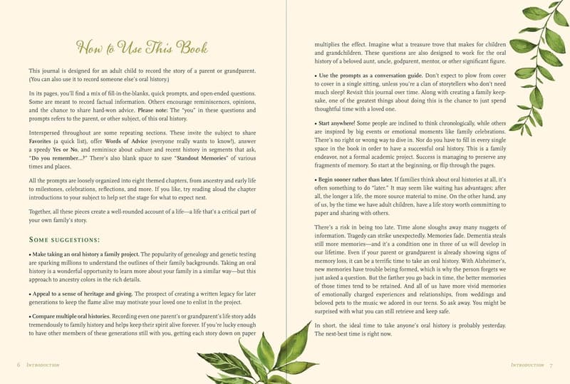 Family Story Preservation: Oral History Recording Guide