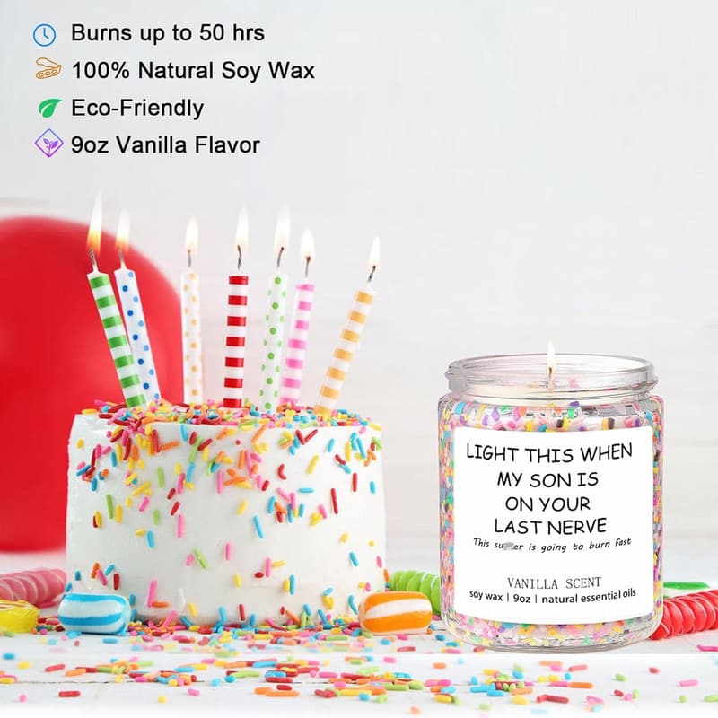 Funny Scented Candle for Daughter-in-Law - Perfect Gift