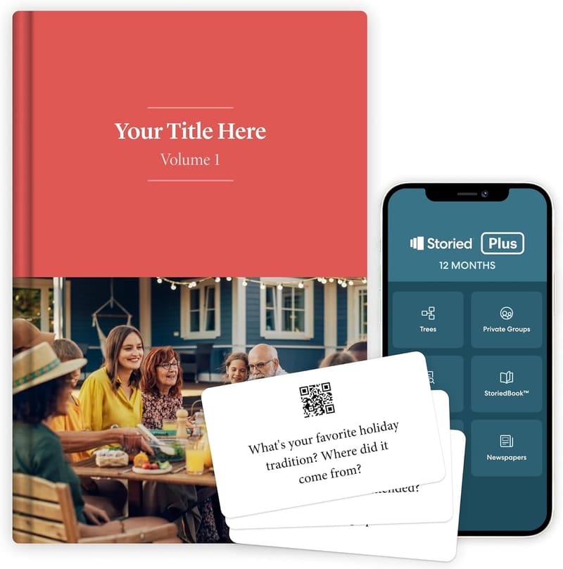 Family History Kit with Keepsake Book & Conversation Cards