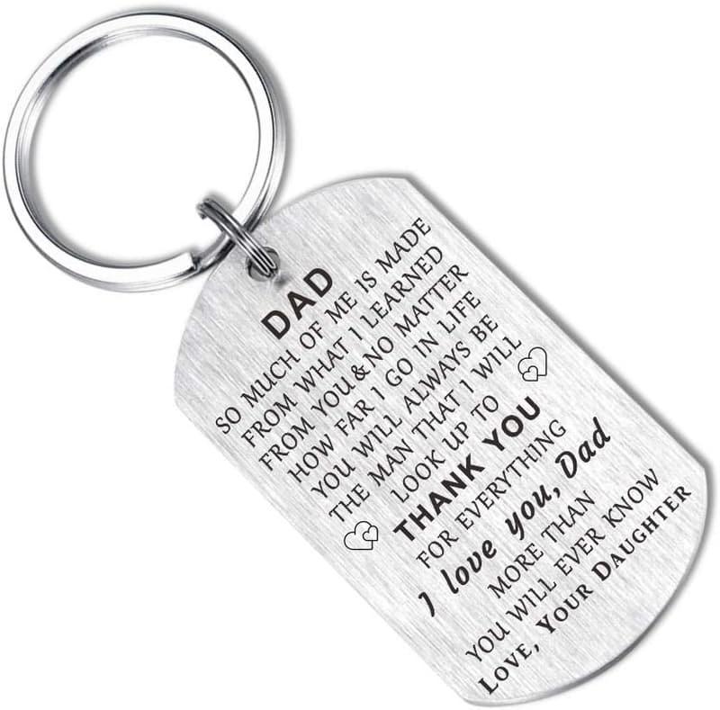 Dad Birthday Keychain - 