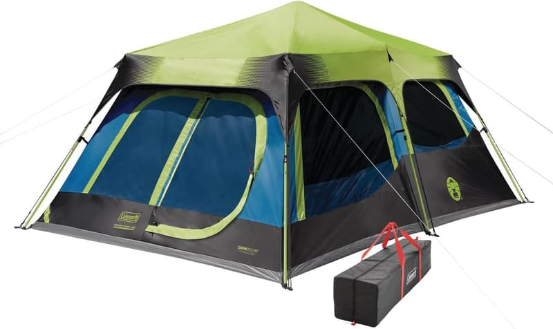 Coleman Instant Tent - Quick 1-Minute Setup for 4-10 People
