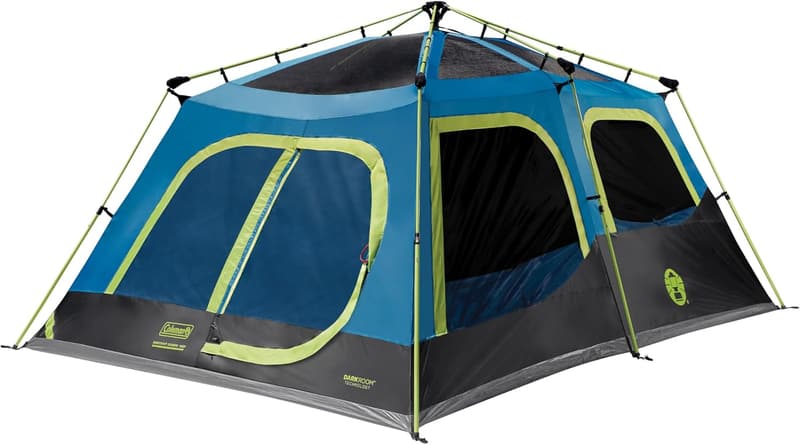 Coleman Instant Tent - Quick 1-Minute Setup for 4-10 People