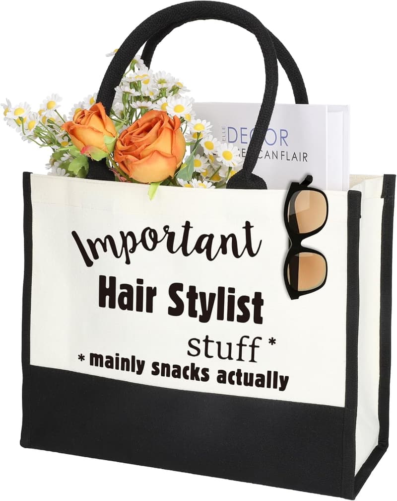 Hair Stylist Graduation Canvas Tote Bag