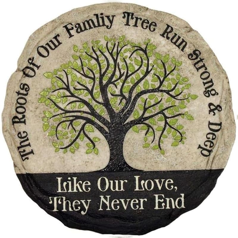 Family Tree Step Stone for Home Decor
