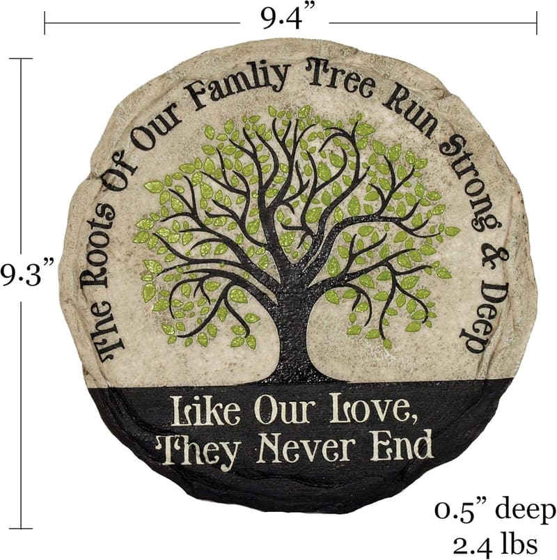 Family Tree Step Stone for Home Decor