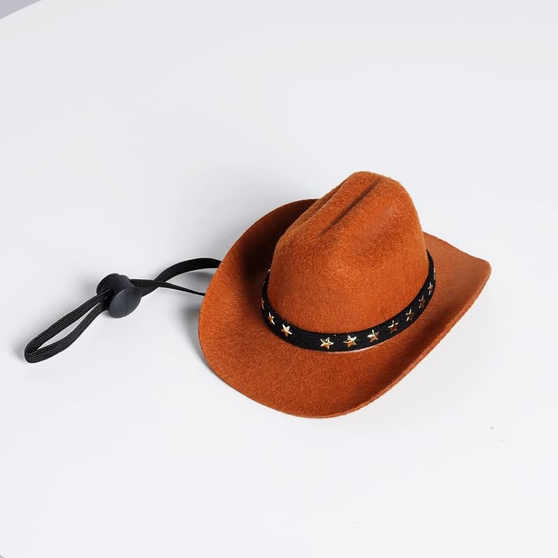 Pet Cowboy Costume with Hat and Bandana for Halloween