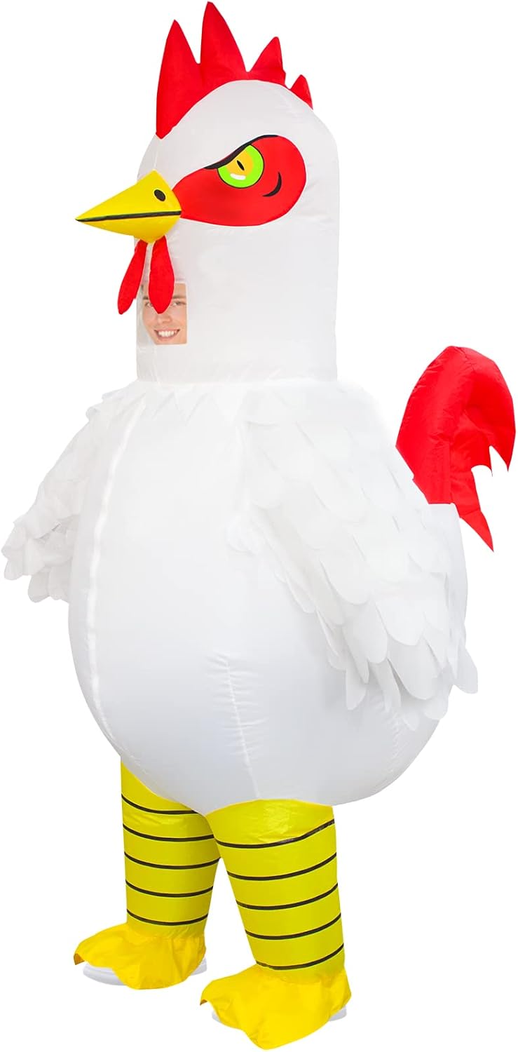 Inflatable Chicken Costume for Adults - Fun Halloween & Easter Outfit