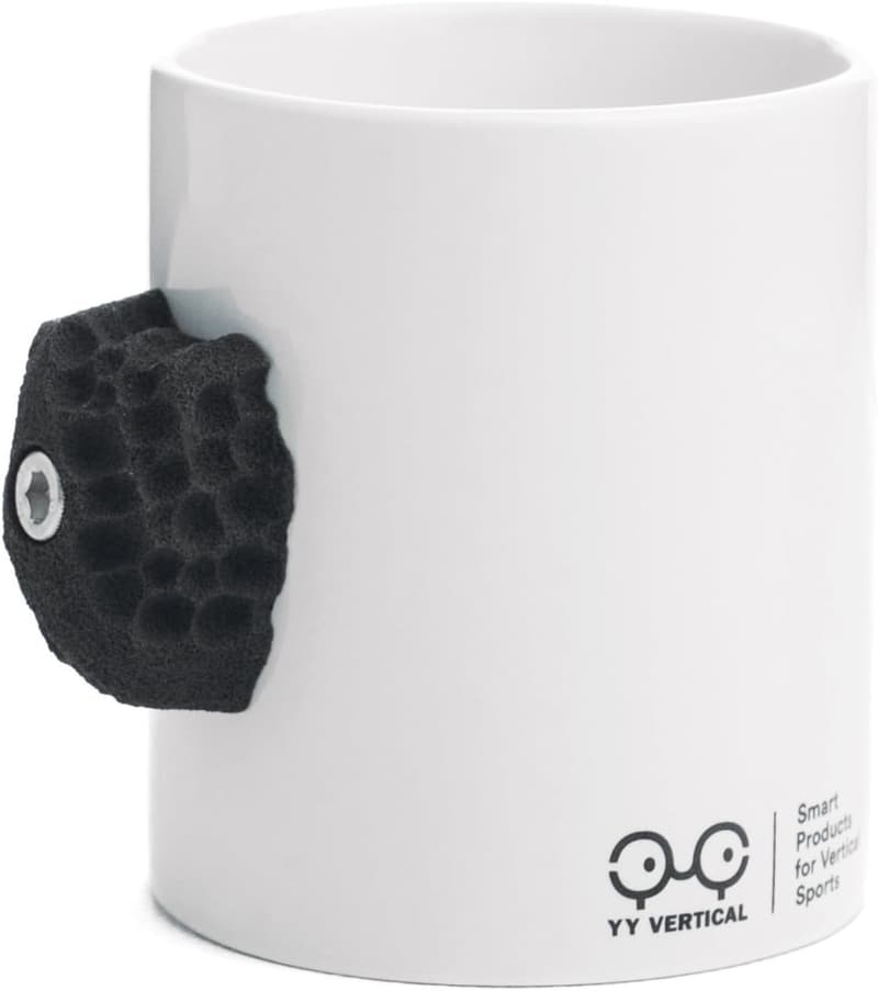 Climbing Mug Evo - Grip Cup for Rock Climbers, Black