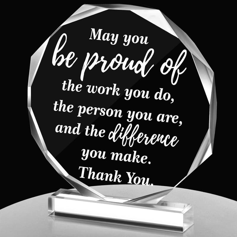 Thank You Gift for Women - Elegant Nonagon Decoration