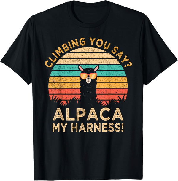 Funny Rock Climber T-Shirt - 