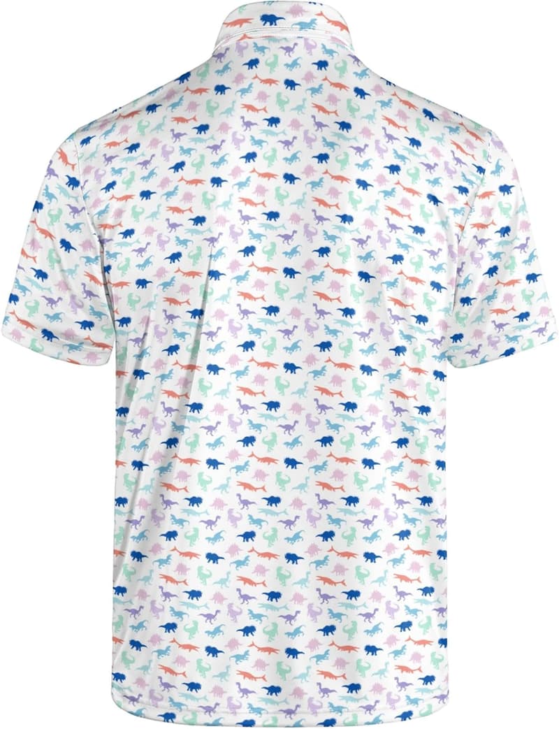 Men's Quick-Dry Golf Polos - Moisture-Wicking & Funny