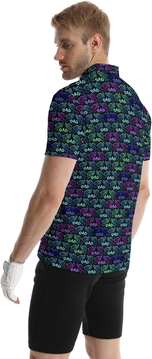 Men's Short Sleeve Golf Polo Shirt - Perfect Golf Gift